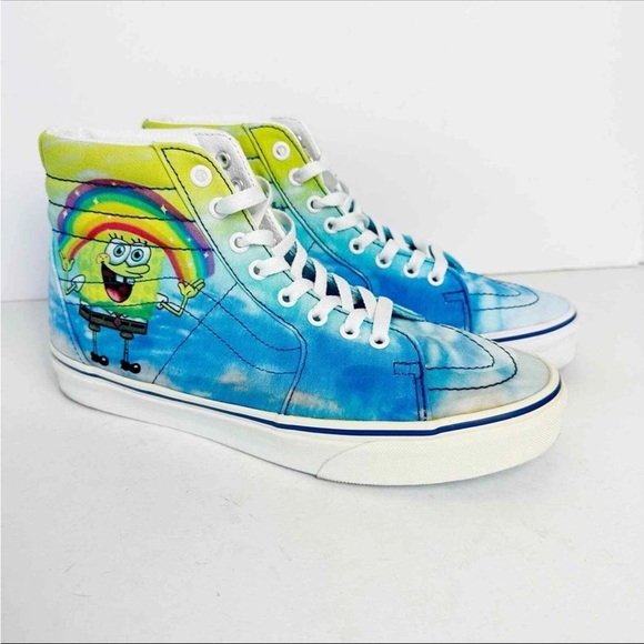 VANS UNISEX SH8-HI SPONGEBOB Men’s 9 Women’s 10.5 Cartoon - Picture 2 of 15